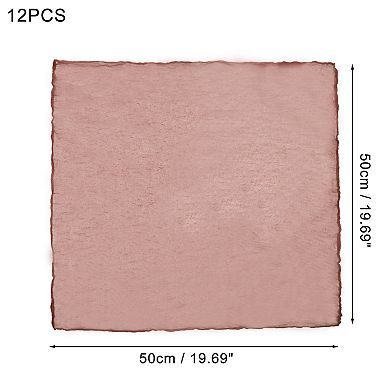 12 Pcs Cloth Placemats, Place Mats for Kitchen Dining Table, Heat-Resistant Washable Table Mats