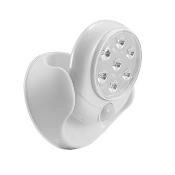 Wireless LED Spotlight Motion Sensor Night Light, 360° Rotating, Battery Operated, 23ft Range