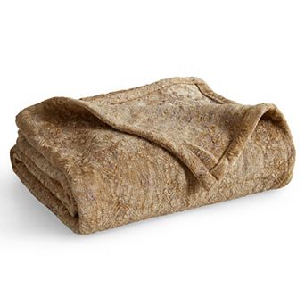 Market & Place Chenille Jacquard Textured Throw Blanket