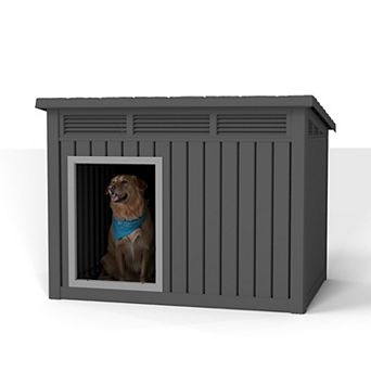 Large Dog House for Indoor Outdoor Weatherproof Removable Roof Fits Small to Large Dogs