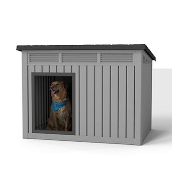 Large Dog House for Indoor Outdoor Weatherproof Removable Roof Fits Small to Large Dogs