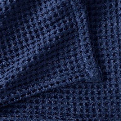 Market & Place Cotton Waffle Weave Bed Blanket