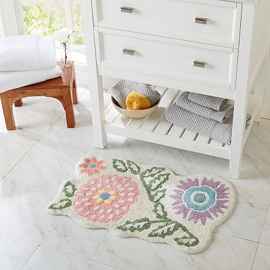 Market & Place Cotton Tufted Printed Bath Rugs