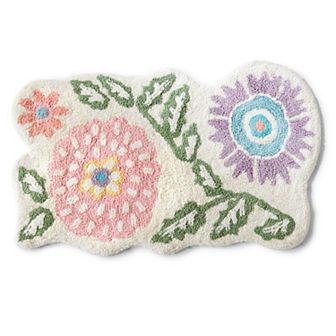 Market & Place Cotton Tufted Printed Bath Rugs