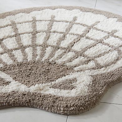 Market & Place Cotton Tufted Coastal Bath Rug