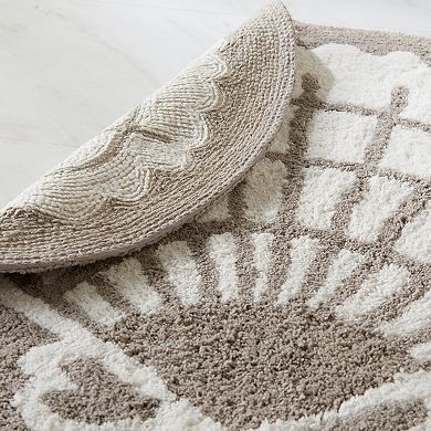 Market & Place Cotton Tufted Coastal Bath Rug