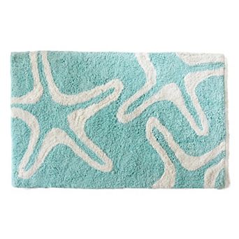 Market & Place Cotton Tufted Coastal Bath Rug