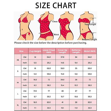 2 Sets Women's Adjustable Straps Strappy Bikini Swimsuit, 3Pcs Triangle Bottoms with Mesh Skirt Suit