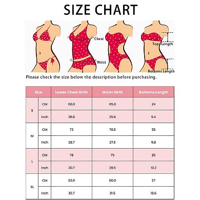 2 Sets Women's Waffle Knit Bikini Sets, 2Pcs Triangle Bottom with Seashell Waist Rope Swimwear Suits