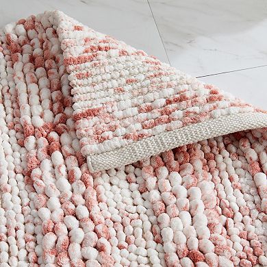 Market & Place Microfiber Textured Plush Bath Rug