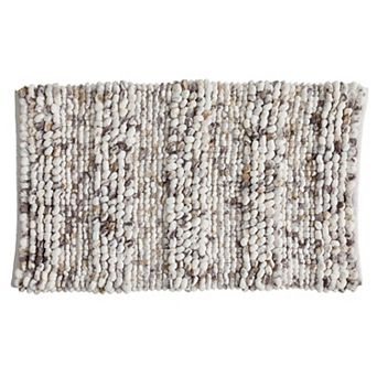 Market & Place Microfiber Textured Plush Bath Rug
