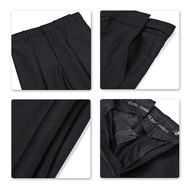 Boys 5-14 2 pc Jacquard Slim Fit One-Button Suit Formal Wedding