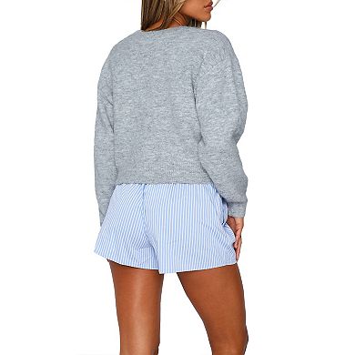 Cropped Cardigan Sweaters for Women Lightweight Crop Cotton Knit Fall Outfits Fashion Sweaters 2025