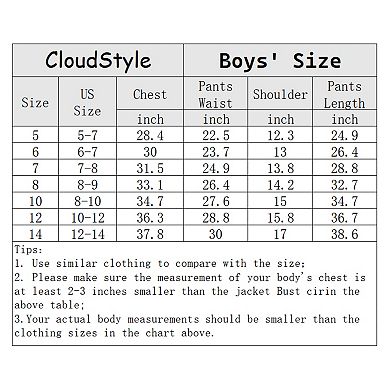 Boys 5-14 2 pc Formal Slim Fit Suit Set for Wedding Prom