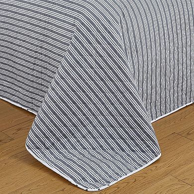 Market & Place Nora Reversible Striped Quilt Set