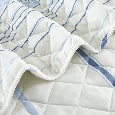 Market & Place Sofia Reversible Striped Quilt Set