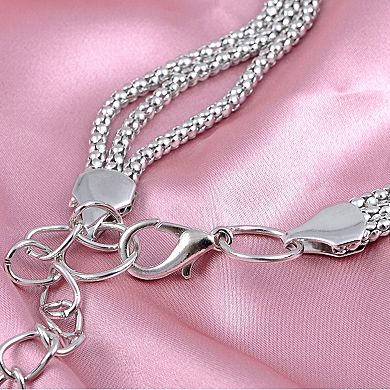 Women's Waist Chain with Crystal Bow Accents and Pearl Details Adjustable Fit