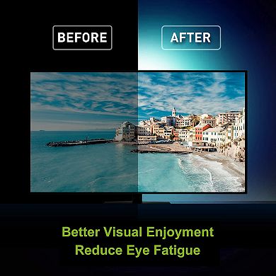 6.56FT RGB TV LED Backlight Strip USB Powered, 16 Colors, Remote Control for 4060" TVs