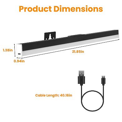 Wireless Magnetic Picture Light Dimmable, Rechargeable, Remote, 3 Colors & Timers