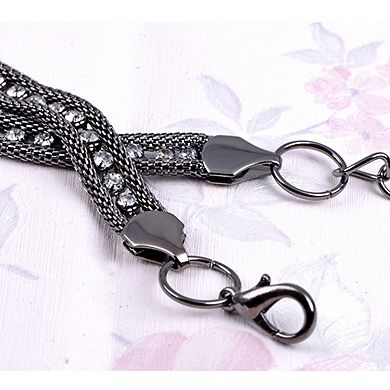 Women's Crystal Heart Accent Waist Chain Adjustable Belly Jewelry