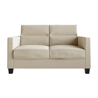 Minimalist Linen Love Seat