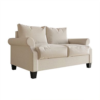 Classic Linen Love Seat