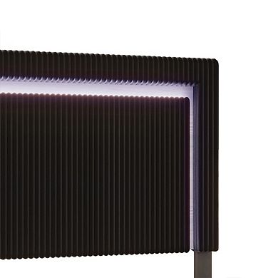 Luxurious Velvet Platform Bed with Storage