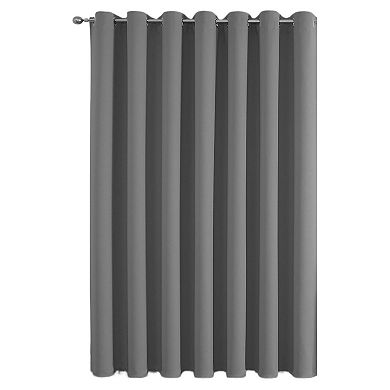 Kate Aurora 1 Piece 100 Percent Hotel Level Blackout Extra Wide Window Curtain Panel