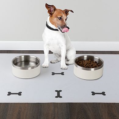 PetMaker Stainless Steel Dog Bowl 2-pc. Set