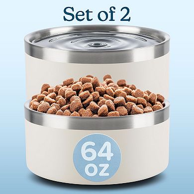 PetMaker Stainless Steel Dog Bowl 2-pc. Set