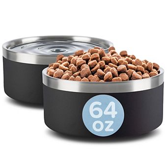 PetMaker Stainless Steel Dog Bowl 2 pc Set