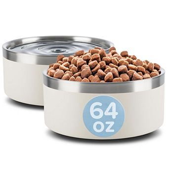 PetMaker Stainless Steel Dog Bowl 2 pc Set