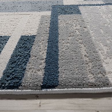 Gertmenian Ethan Abstract Geo Modern Geometric Rug