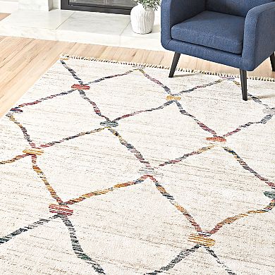 Gertmenian Amiens Dieppe Bohemian Geometric Runner or Area Rug