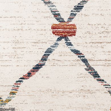 Gertmenian Amiens Dieppe Bohemian Geometric Runner or Area Rug