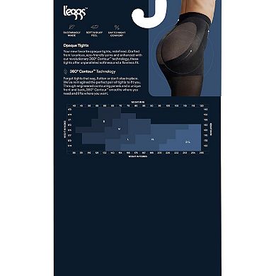 Women's L'eggs 360 Contour Opaque Tights