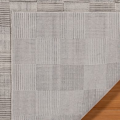 Gertmenian Flora Lyla Modern Checkered Runner or Area Rug