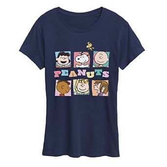Women's Peanut Group Boxes Graphic Tee