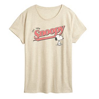 Women's Peanuts Snoopy Est. 1950 Graphic Tee