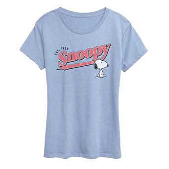 Women's Peanuts Snoopy Est. 1950 Graphic Tee