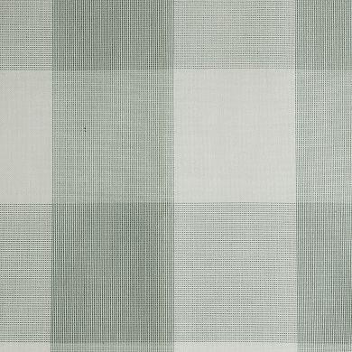 100% Polyester Genesis Light Filtering Plaid Woven Grommet Curtain Panel