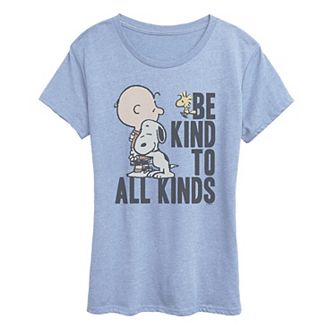 Women's Peanuts Be Kind To All Kinds Graphic Tee