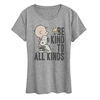 Women's Peanuts Be Kind To All Kinds Graphic Tee
