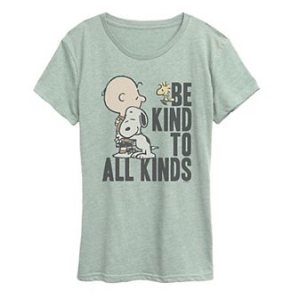 Women's Peanuts Be Kind To All Kinds Graphic Tee