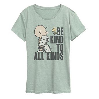 Women's Peanuts Be Kind To All Kinds Graphic Tee