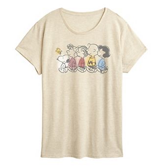 Women's Peanuts Friends Graphic Tee