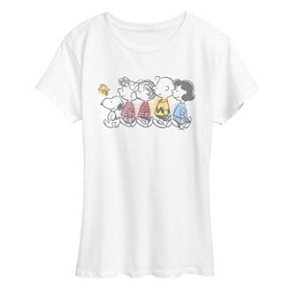 Women's Peanuts Friends Graphic Tee
