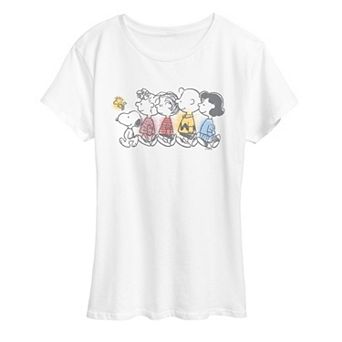 Women's Peanuts Friends Graphic Tee