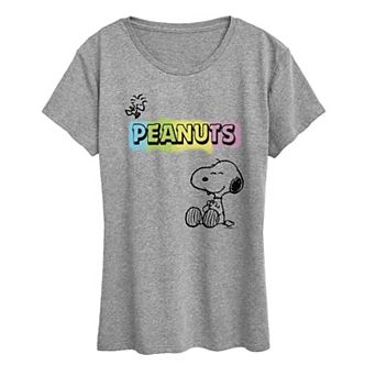 Women's Peanuts Snoopy & Woodstock Graphic Tee
