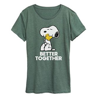 Women's Peanuts Snoopy & Woodstock Better Together Graphic Tee